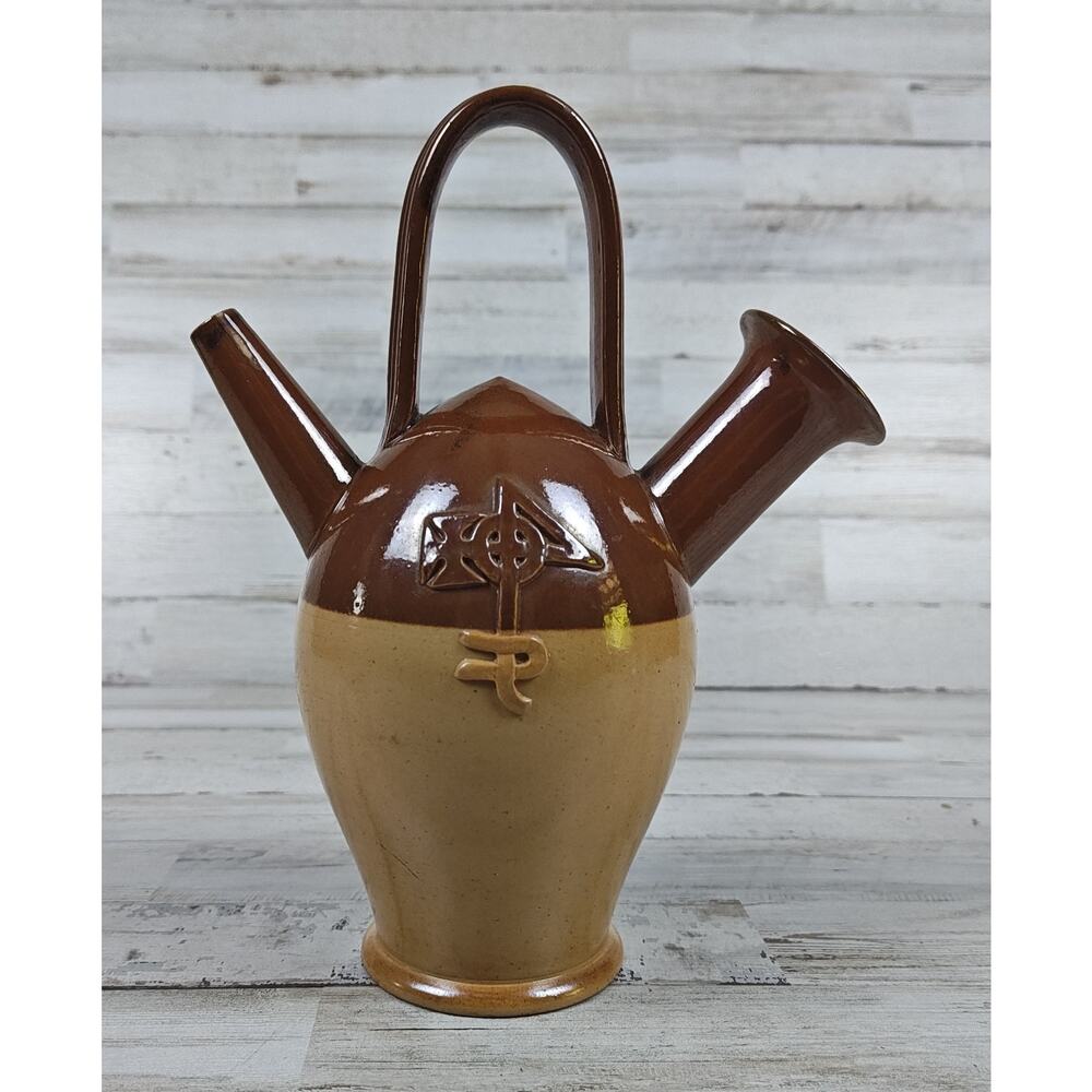VTG DOULTON LAMBETH Old Sarum Kettle Stoneware Pitcher Reproduction Watson & Co.